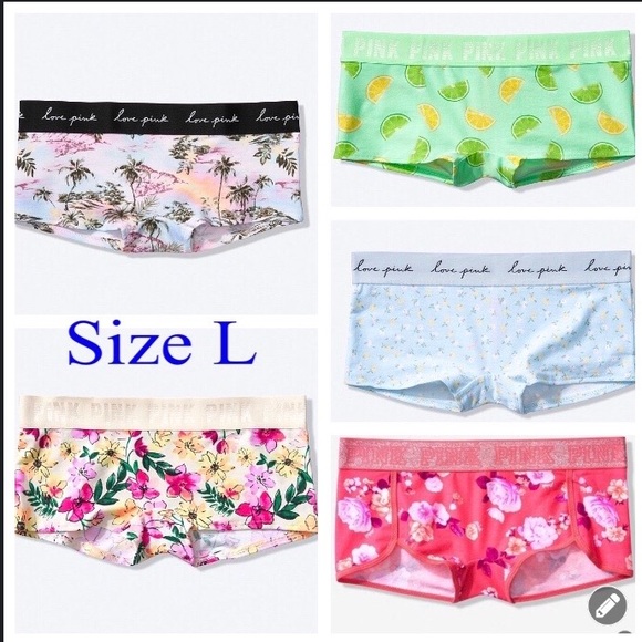 PINK Victoria's Secret Other - VICTORIA’S SECRET PINK LOGO BOYSHORT PANTY BUNDLE